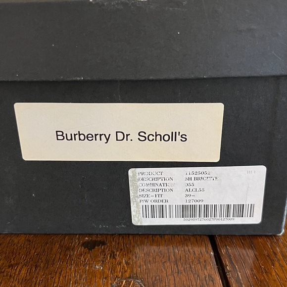 Burberry by Dr. Scholl’s women’s size EU39, US 8 sandals, wood platform, white - Picture 9 of 9